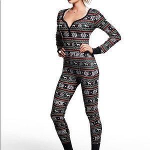 VS PINK Holiday Onesie